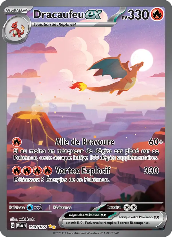 Dracaufeu-ex — Carte Pokémon 199 151