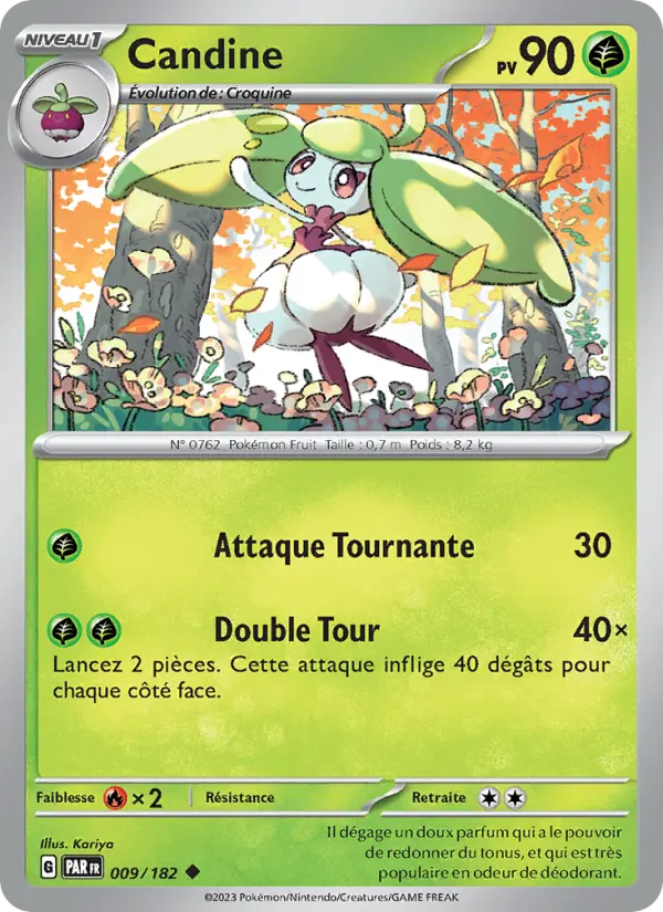 Candine — Carte Pokémon 009 Faille Paradoxe