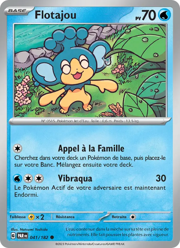041/182 - Flotajou — Carte Pokémon Faille Paradoxe 041/182