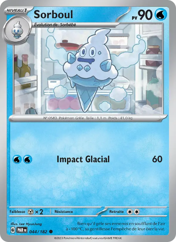 044/182 - Sorboul — Carte Pokémon Faille Paradoxe 044/182