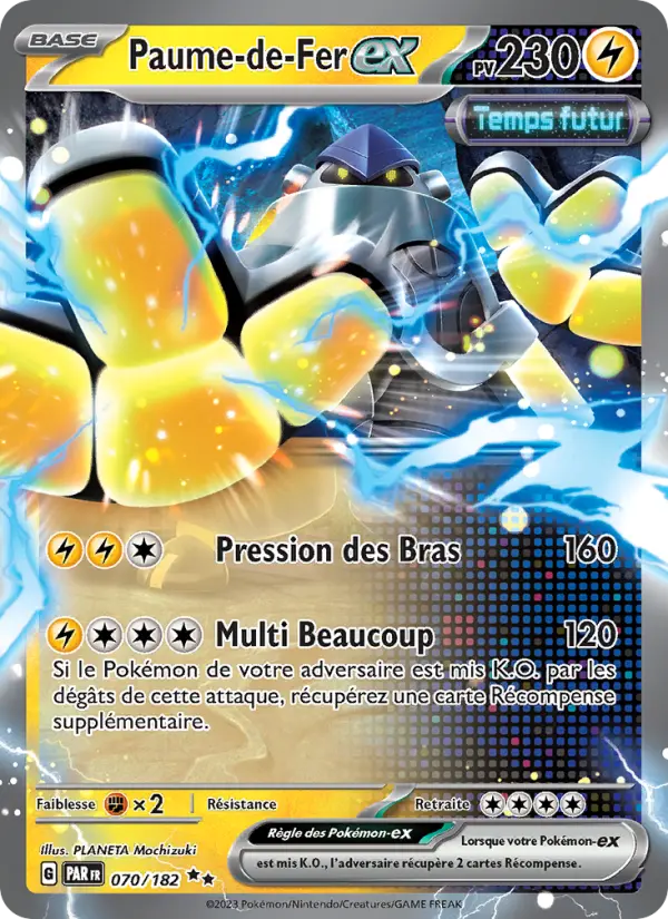 Paume-de-Fer-ex — Carte Pokémon 070 Faille Paradoxe