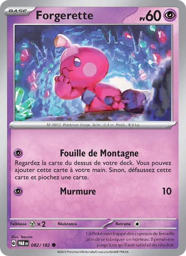 Forgerette — Carte Pokémon 082 Faille Paradoxe