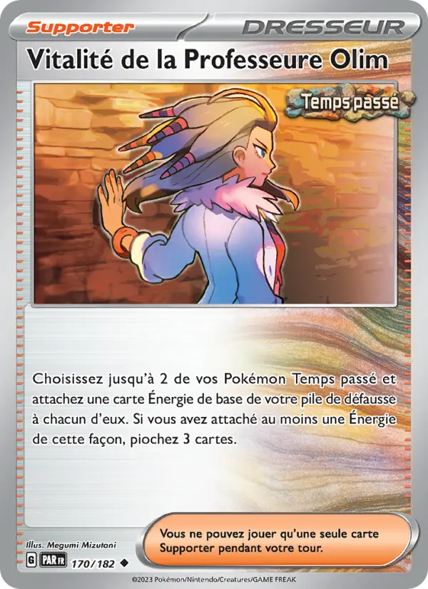 Vitalité de la Professeure Olim — Carte Pokémon 170 Faille Paradoxe