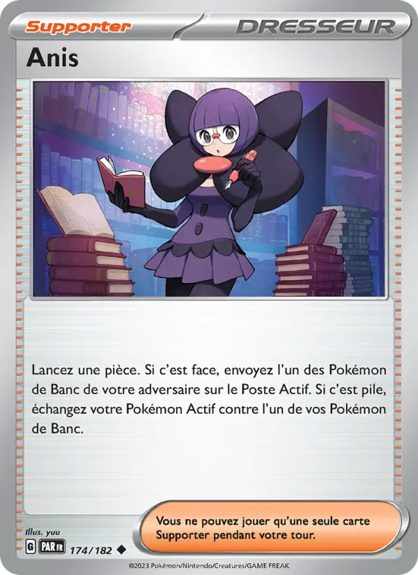 174/182 - Anis — Carte Pokémon Faille Paradoxe 174/182