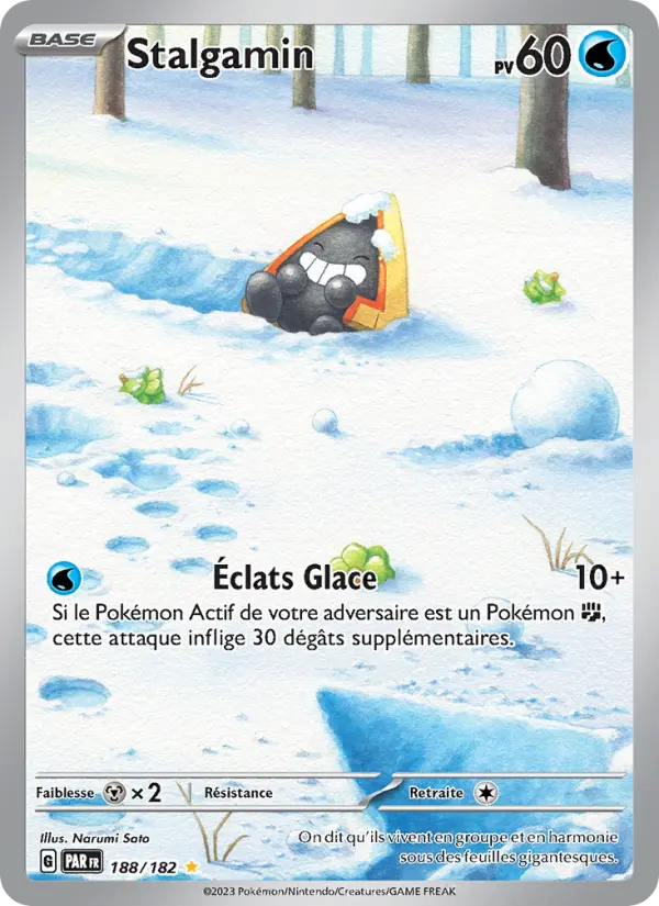 188/182 - Stalgamin — Carte Pokémon Faille Paradoxe 188/182