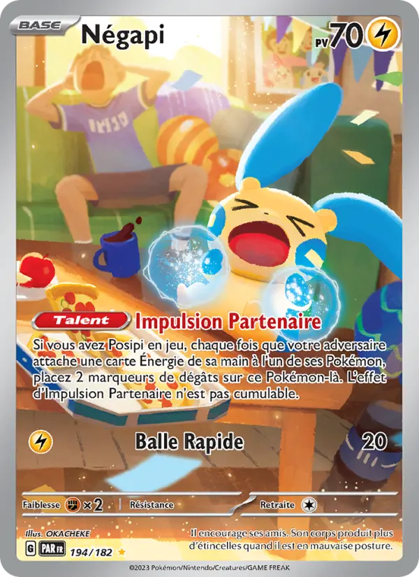 Négapi — Carte Pokémon 194 Faille Paradoxe