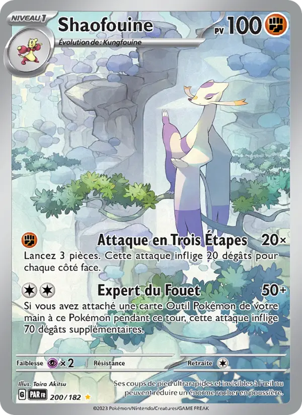 Shaofouine — Carte Pokémon 200 Faille Paradoxe