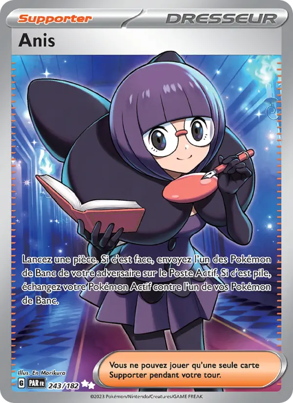 243/182 - Anis — Carte Pokémon Faille Paradoxe 243/182