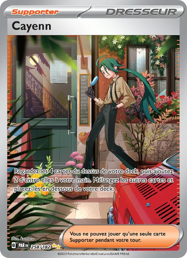 258/182 - Cayenn — Carte Pokémon Faille Paradoxe 258/182