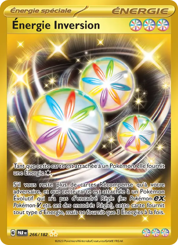 266/182 - Énergie Inversion — Carte Pokémon Faille Paradoxe 266/182