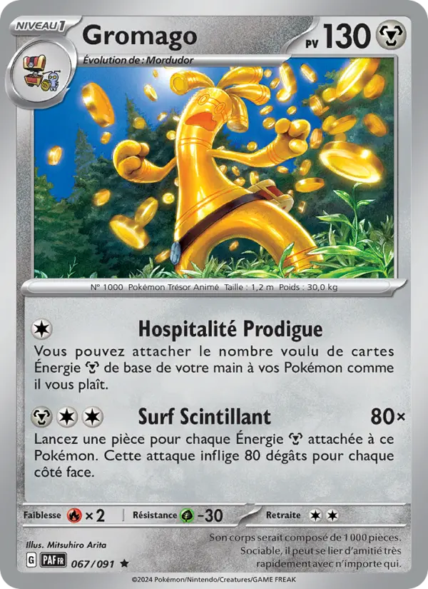 Gromago — Carte Pokémon 067 Destinées de Paldea
