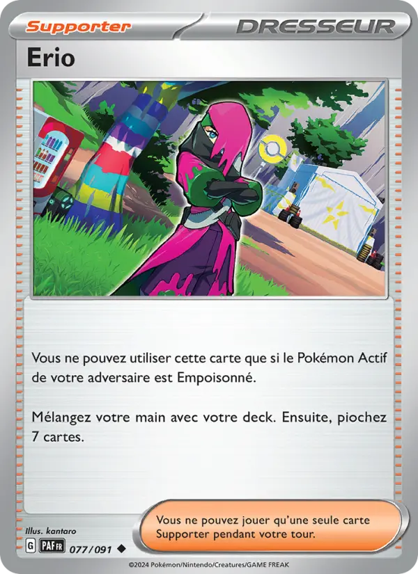 077/091 - Erio — Carte Pokémon Destinées de Paldea 077/91