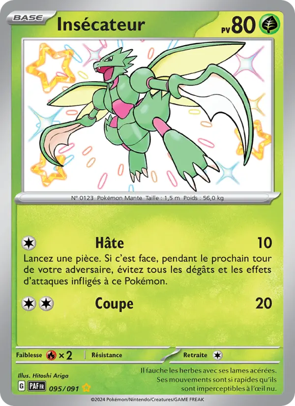 Insécateur — Carte Pokémon 095 Destinées de Paldea