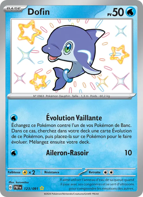 Dofin — Carte Pokémon 123 Destinées de Paldea