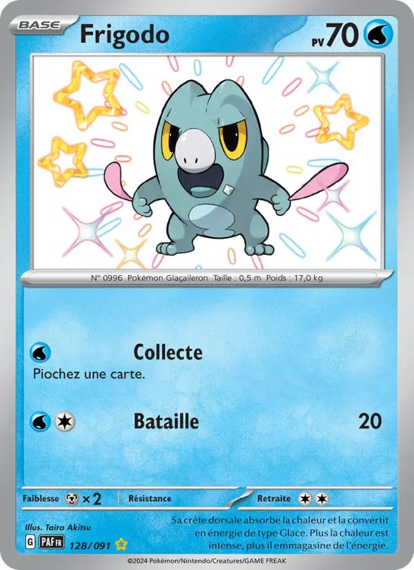 Frigodo — Carte Pokémon 128 Destinées de Paldea