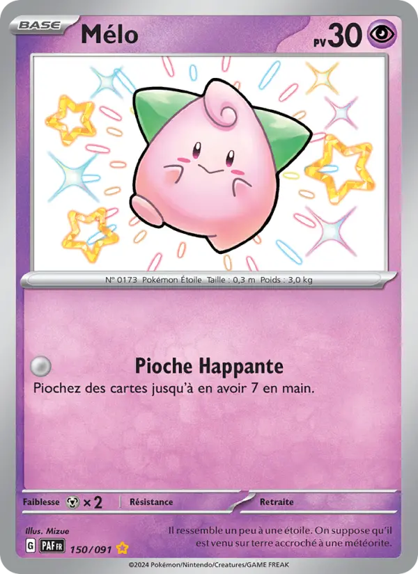 150/091 - Mélo — Carte Pokémon Destinées de Paldea 150/91