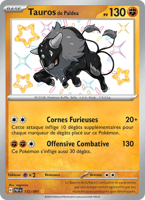 172/091 - Tauros de Paldea