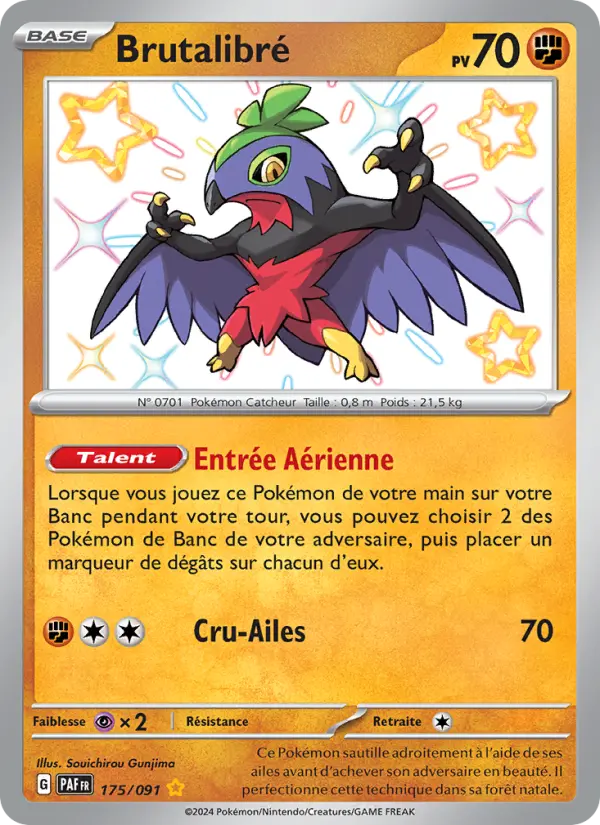 Brutalibré — Carte Pokémon 175 Destinées de Paldea