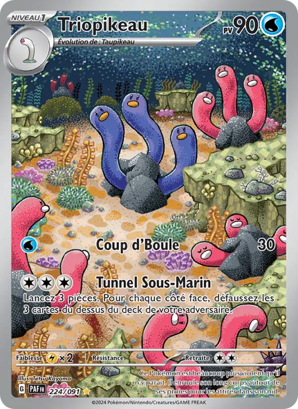Triopikeau — Carte Pokémon 224 Destinées de Paldea