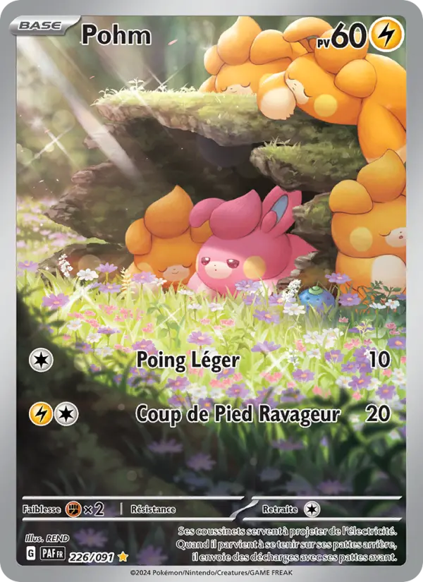 Pohm — Carte Pokémon 226 Destinées de Paldea