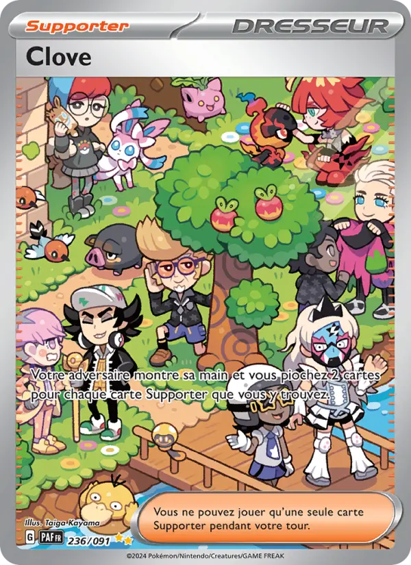 236/091 - Clove — Carte Pokémon Destinées de Paldea 236/91