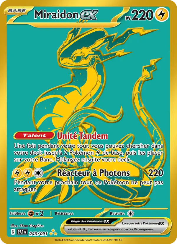 243/091 - Miraidon EX