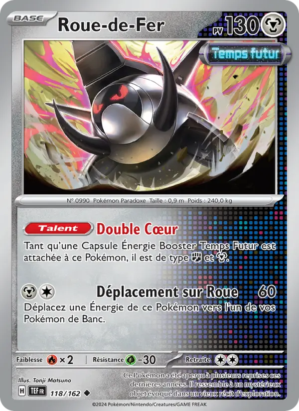 Roue-de-Fer — Carte Pokémon 118 Forces Temporelles