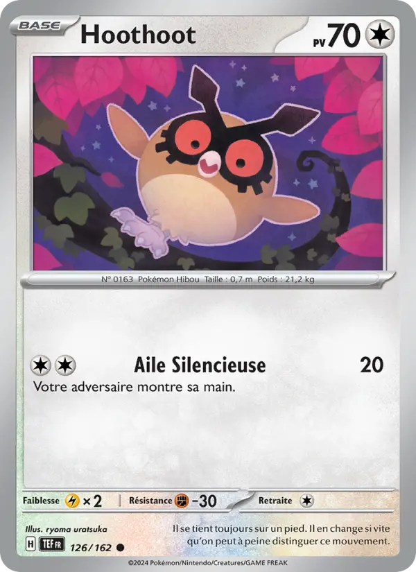 Hoothoot — Carte Pokémon 126 Forces Temporelles