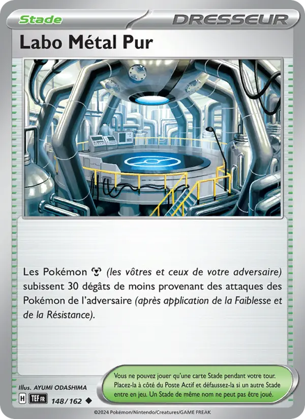 148/162 - Labo Métal Pur — Carte Pokémon Forces Temporelles 148/162