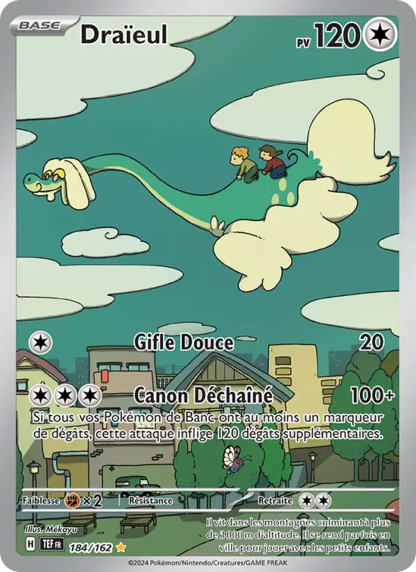Draïeul — Carte Pokémon 184 Forces Temporelles