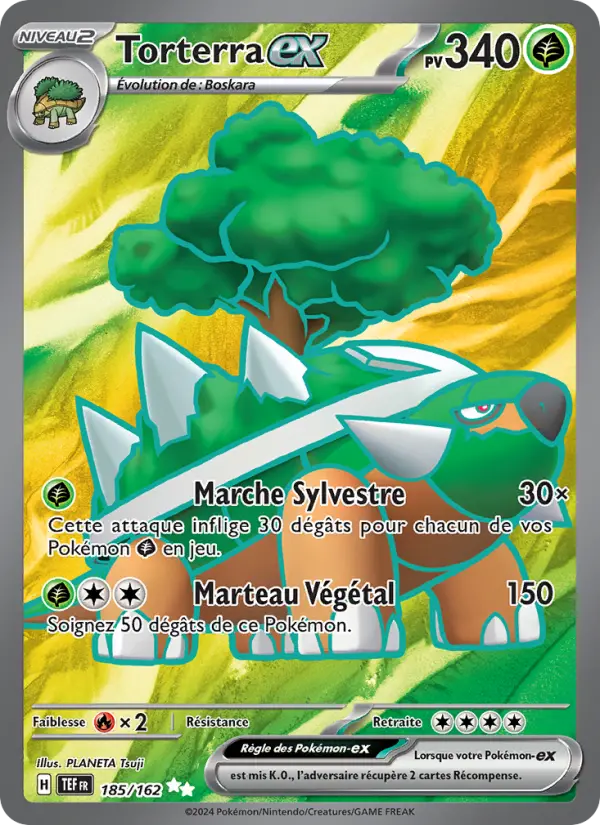 Torterra-ex — Carte Pokémon 185 Forces Temporelles