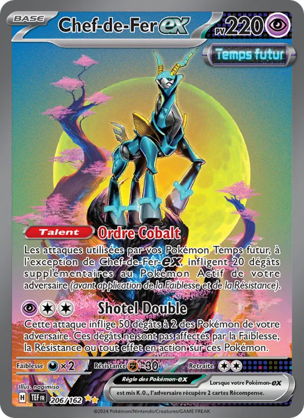 Chef-de-Fer-ex — Carte Pokémon 206 Forces Temporelles