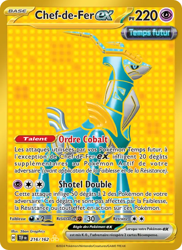 Chef-de-Fer-ex — Carte Pokémon 216 Forces Temporelles