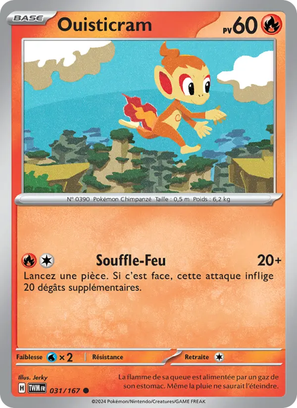 031/167 - Ouisticram — Carte Pokémon Mascarade Crépusculaire 031/167