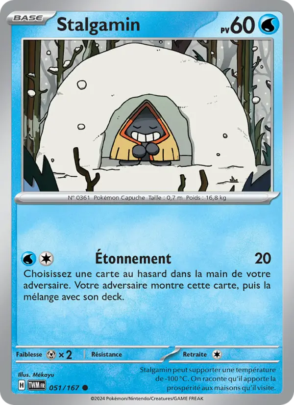 051/167 - Stalgamin — Carte Pokémon Mascarade Crépusculaire 051/167