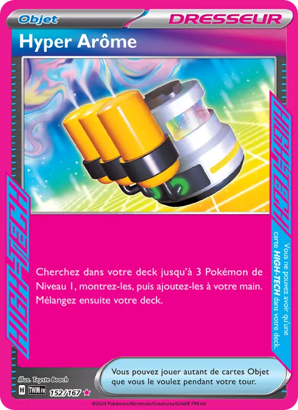 152/167 - Hyper Arôme — Carte Pokémon Mascarade Crépusculaire 152/167