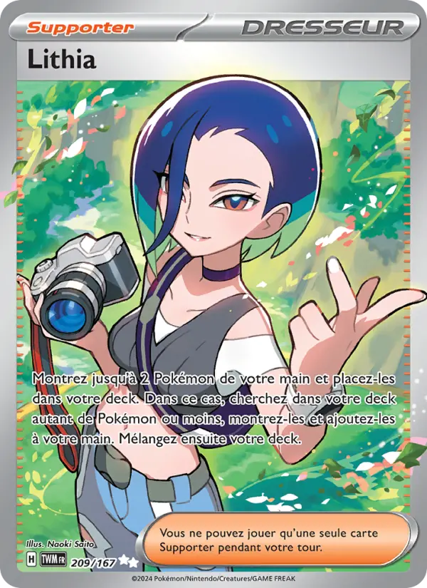 209/167 - Lithia — Carte Pokémon Mascarade Crépusculaire 209/167