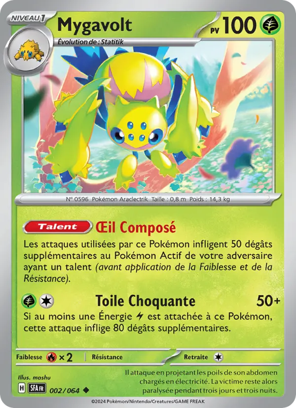 002/064 - Mygavolt — Carte Pokémon Fable Nébuleuse 002/64