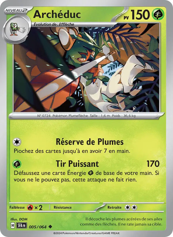 Archéduc — Carte Pokémon 005 Fable Nébuleuse