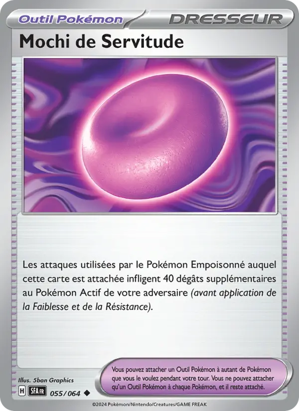 055/064 - Mochi de Servitude — Carte Pokémon Fable Nébuleuse 055/64