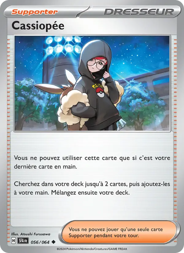 056/064 - Cassiopée — Carte Pokémon Fable Nébuleuse 056/64