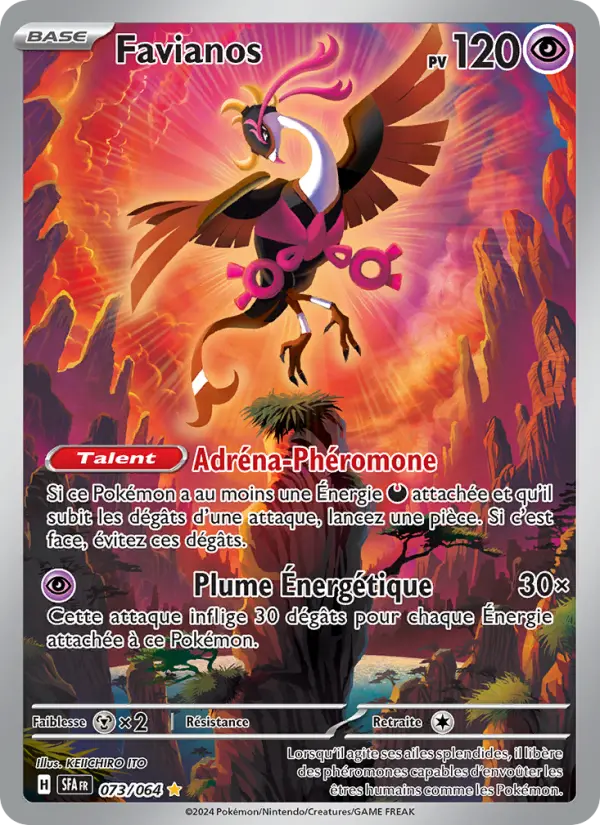Favianos — Carte Pokémon 073 Fable Nébuleuse