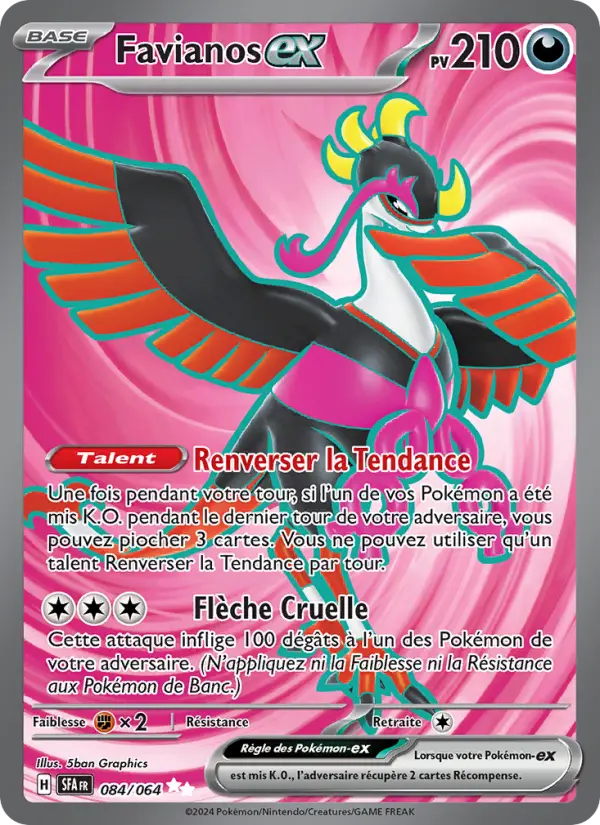 Favianos-ex — Carte Pokémon 084 Fable Nébuleuse