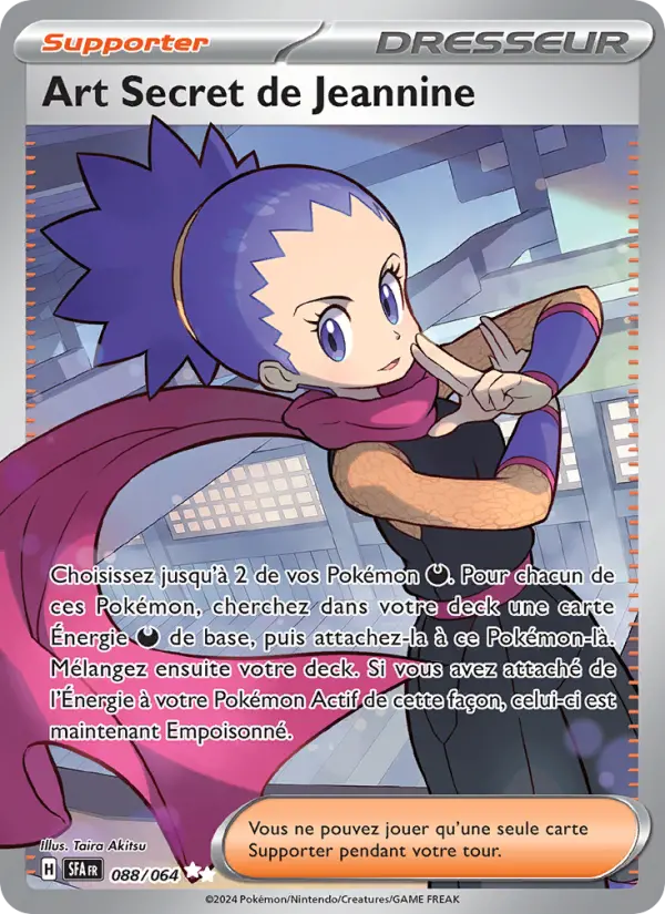 088/064 - Art Secret de Jeannine — Carte Pokémon Fable Nébuleuse 088/64