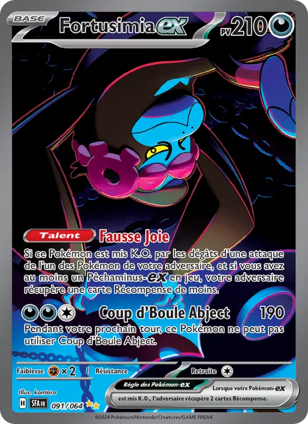 Fortusimia-ex — Carte Pokémon 091 Fable Nébuleuse