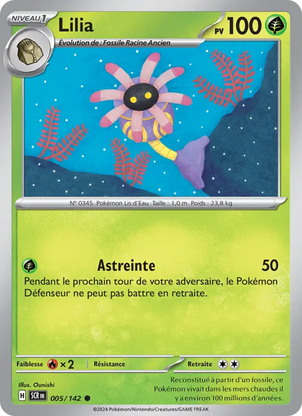 005/142 - Lilia — Carte Pokémon Couronne Stellaire 005/142