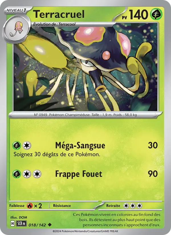 Terracruel — Carte Pokémon 018 Couronne Stellaire