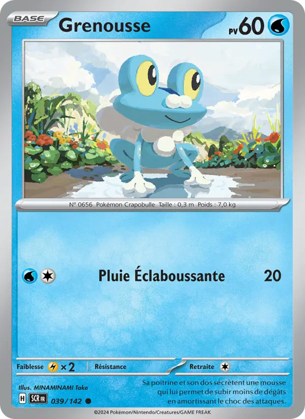 039/142 - Grenousse — Carte Pokémon Couronne Stellaire 039/142