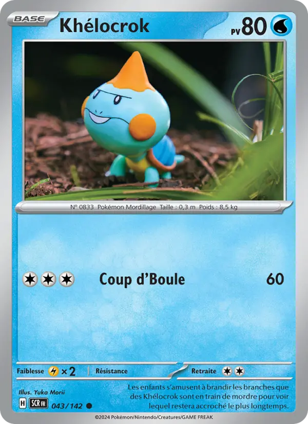 Khélocrok — Carte Pokémon 043 Couronne Stellaire