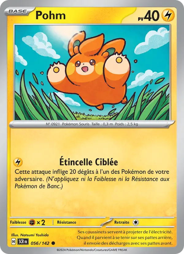 Pohm — Carte Pokémon 056 Couronne Stellaire